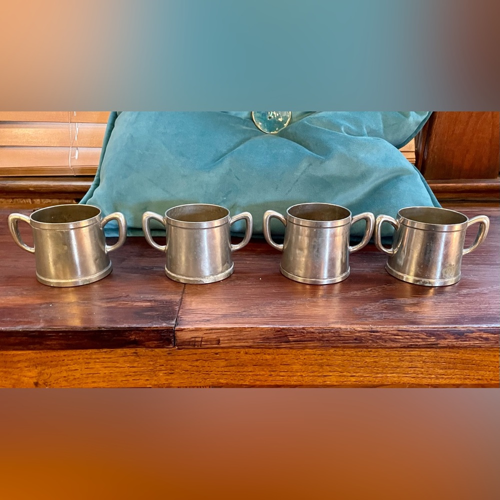 Vintage Grand Silver Co. Nickel Silver Sugar Bowel - 4 Pieces